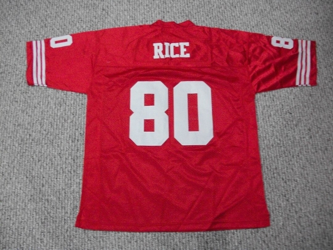 Custom Sewn & Stitched Jerry Rice White Jersey - Sizes M To 3XL, San Francisco 49ers