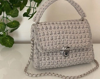 Patrón de bolso de crochet - Tutorial DIY de bolso de hombro Elegante bolso de crochet personalizado Descarga instantánea Patrón digital Inglés\Portugués