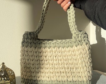 Patrón de bolso de crochet DIY Tutorial fácil para bolso de mano personalizado - Inglés - Apto para principiantes Descarga instantánea Patrón digital