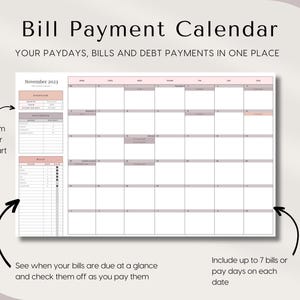 Paycheck Budget for Excel and Google Sheets Budget By Paycheck Spreadsheet Bill Tracker Simple Monthly Bi-weekly Weekly Budget Planner Template, automatically calculating budget template for excel google sheets, start on any month, easy to use