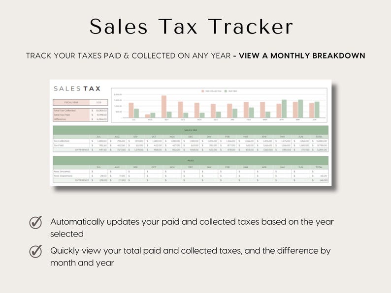 Small Business Spreadsheet Bundle Excel Inventory & Bookkeeping