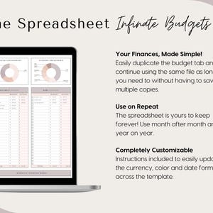 Paycheck Budget for Excel and Google Sheets Budget By Paycheck Spreadsheet Bill Tracker Simple Monthly Bi-weekly Weekly Budget Planner Template, automatically calculating budget template for excel google sheets, start on any month, easy to use