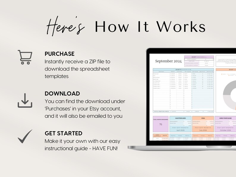 Debt Snowball Spreadsheet for Excel Debt Payoff Tracker Debt Snowball Calculator Excel Mortgage Payoff Tracker Debt Budget Debt Tracker, student loan pay off calculator, mortgage pay off calculator, credit card pay down calculator