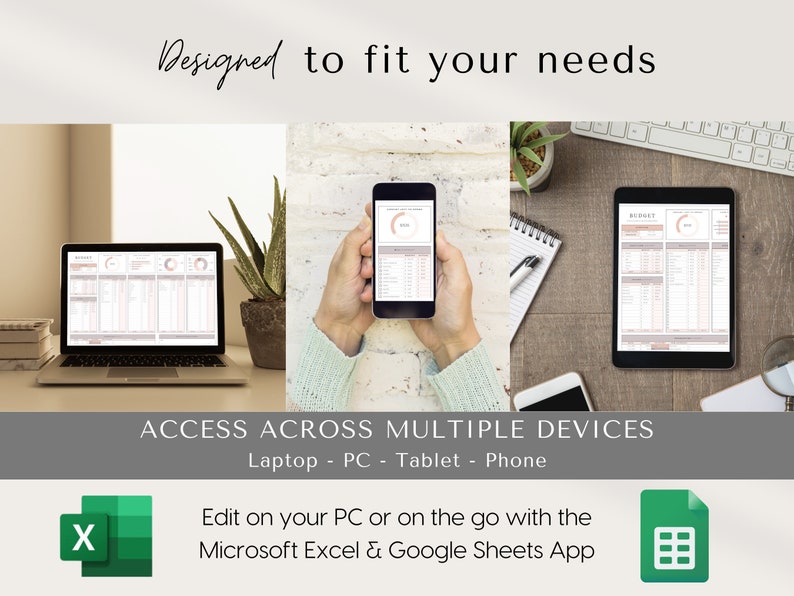 Paycheck Budget for Excel and Google Sheets Budget By Paycheck Spreadsheet Bill Tracker Simple Monthly Bi-weekly Weekly Budget Planner Template, automatically calculating budget template for excel google sheets, start on any month, easy to use