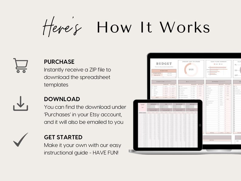 Paycheck Budget for Excel and Google Sheets Budget By Paycheck Spreadsheet Bill Tracker Monthly Bi-weekly Weekly Budget Planner Template, budget template for excel google sheets, start on any month, debt snowball planner, debt pay off calculator