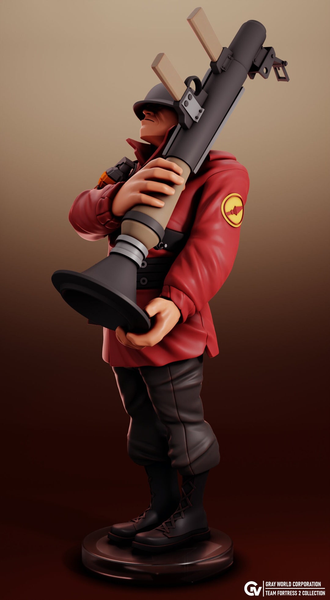 Team Fortress 2 - Soldier Action Figure/model - 3D Resin Print - - Etsy
