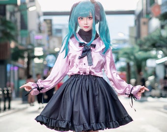 Halloween Christmas Cosplay - Hatsune Vampire Costume Performance Outfit