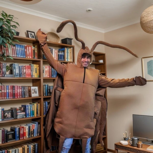 Hilarious Holiday Hijinks: Cockroach Cosplay Party Costume - Spread Christmas Cheer with a Twist