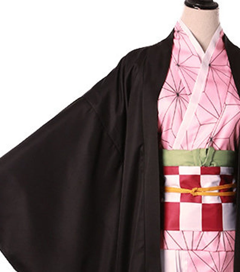 Kimono Outfit Set Japanese Anime Cosplay Costume image 3