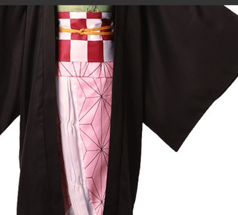 Kimono Outfit Set Japanese Anime Cosplay Costume image 4