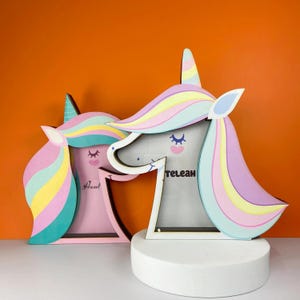 Made to Order Personalized Custom Unicorn Set SeriesH Chidren Money Box, Piggy Bank, Gifts for Kids, Baby Gifts, Custom Gifts for Kids