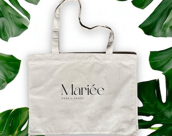 Tote bag bride in the year