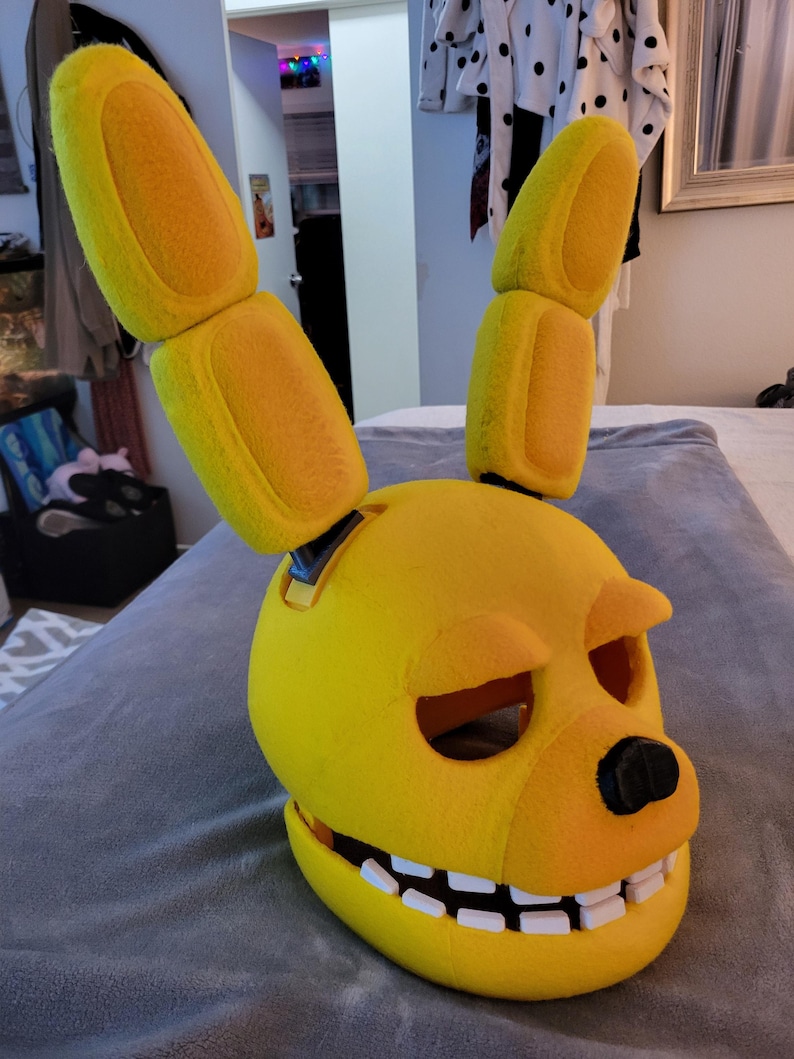 FNAF Five Nights at Freddys Springbonnie Wearable Mask File to 3D Print ...