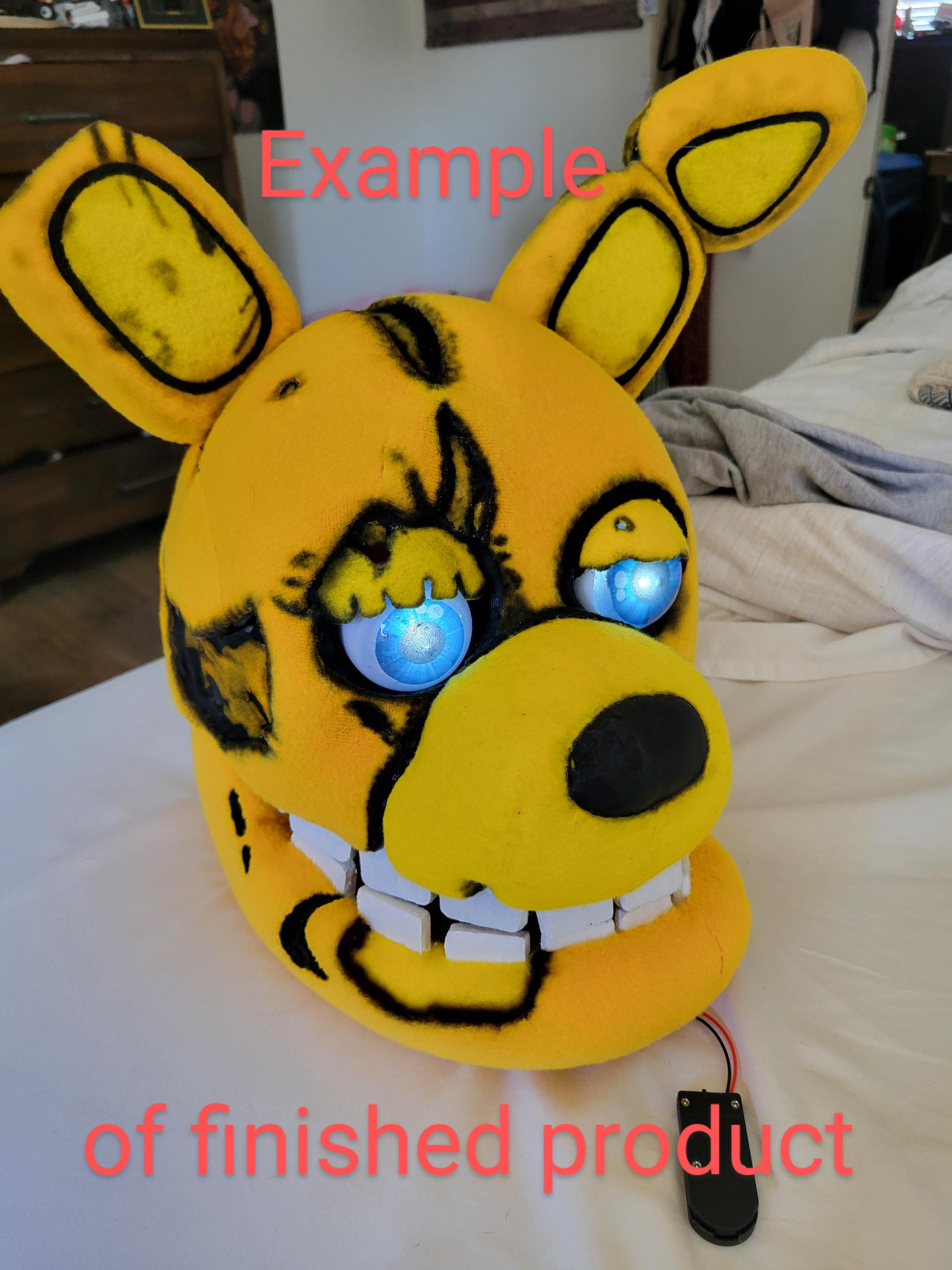 Five Nights at Freddys 3D Print File Only/wearable Springbonnie/yellow ...