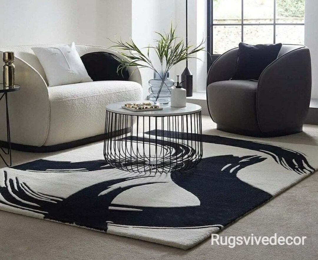 Premium Quality Modern Abstract Hand Tufted 4x6 5x8 6x9 9x12 Custom ...