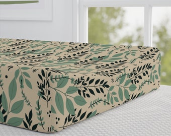 Greenery Baby Changing Pad Cover