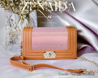 Thai silk handbag