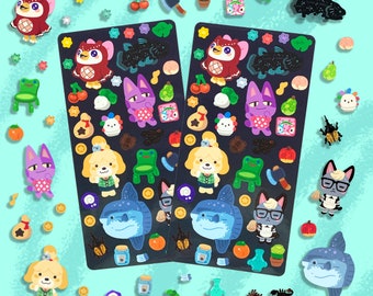 Animals Sticker Sheet - AC Vinyl Waterproof Glossy
