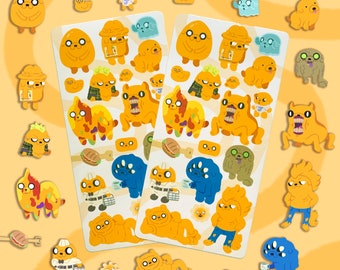 Jake Sticker Sheet - AT Vinyl Waterproof Glossy