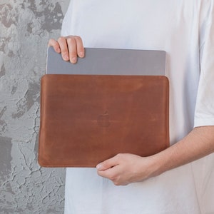 Custodia in pelle per laptop incisa, custodia personalizzata per MacBook Air, custodia in pelle per MacBook Air 15, custodia personalizzata per MacBook Pro, custodia per MacBook Pro 16 pollici