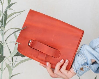 Handmade leather clutch, Personalized clutch bag, Leather clutch with handle, Womens leather clutch, Leather clutch purse, Customized clutch