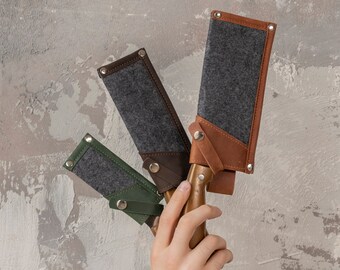 Custom chef knife cover, Leather knife cover, Kitchen knife cover, Handmade knife cover, Leather knife sheath small, Chef knife sheath