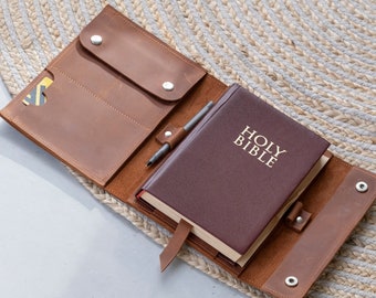 Handmade leather bible cover,Engraved bible cover,Custom size bible case,Bible cover personalized,Bible cover sleeve,Christian book cover