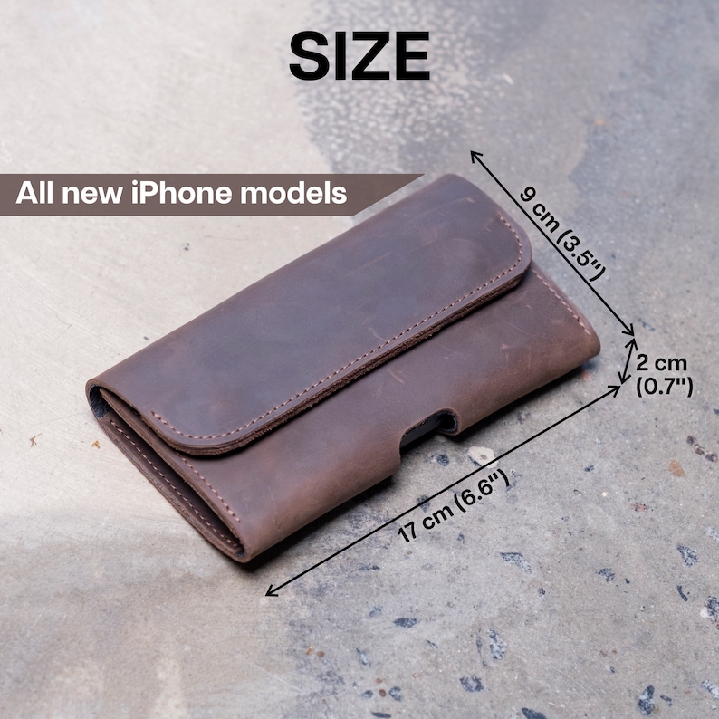 Leather belt phone holder,Cell phone belt holder,Personalized phone case leather,Cell phone holsters,iPhone belt case,Belt clip phone case image 4