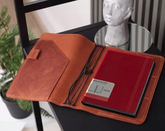Moleskine notebook leather cover, Moleskine medium leather cover, Moleskine xl cover leather, Engraved notebook cover, Moleskine large cover