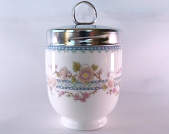 Coddler for 2 eggs COALPORT &quot;April&quot; King size. Boiler for Poached egg