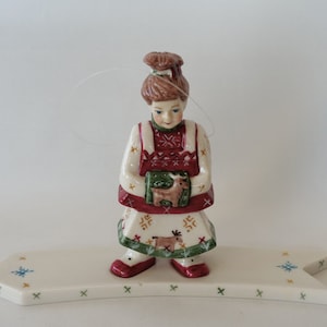 Vintage Christmas figure, Christmas tree decoration Villeroy and Boch