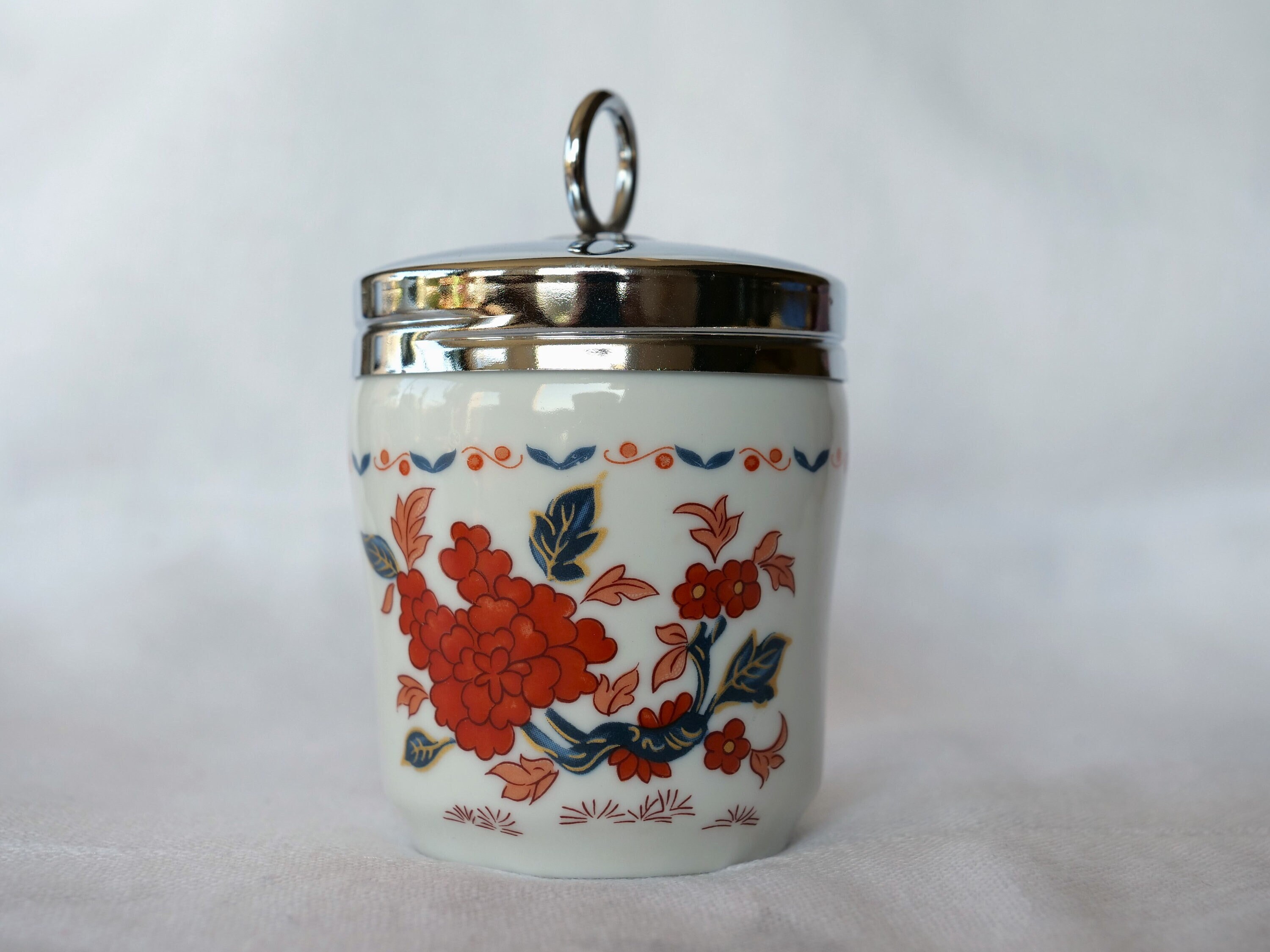 French Coddler  Porcelaine de Paris "Yunam". King-size. For Two Eggs