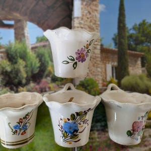 Set of Vintage French Flower Pots