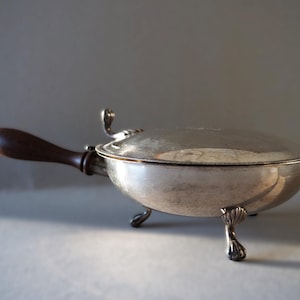 PM Vintage Argente Silent Butler Crumb Italia Silverplate