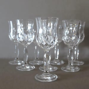 Vintage Liqueur Cristal Glasses Royal Doulton
