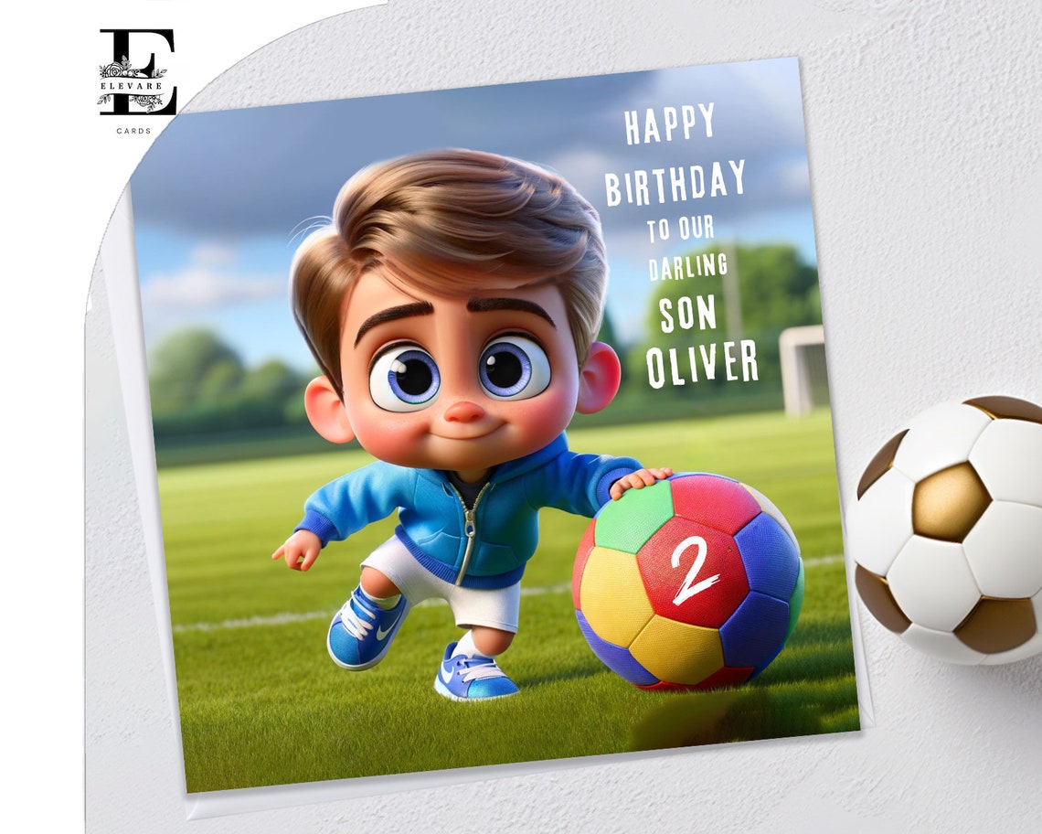 Printable Birthday Card For Teen Boy Football