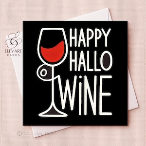 Biglietto d'auguri di Halloween con cornice, divertente, eccentrico, stravagante e funky, con stampa poster, 15x15 cm, lucido di alta qualità.