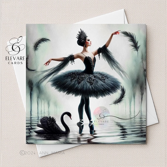 Black Swan Drawing Ballet