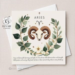 Segno zodiacale dello Scorpione, oroscopo e poesia, cartolina/poster/dal 21 marzo al 19 aprile/5x5, 6x6, 8x8, carta lucida deluxe di alta qualità, 420 g/m².