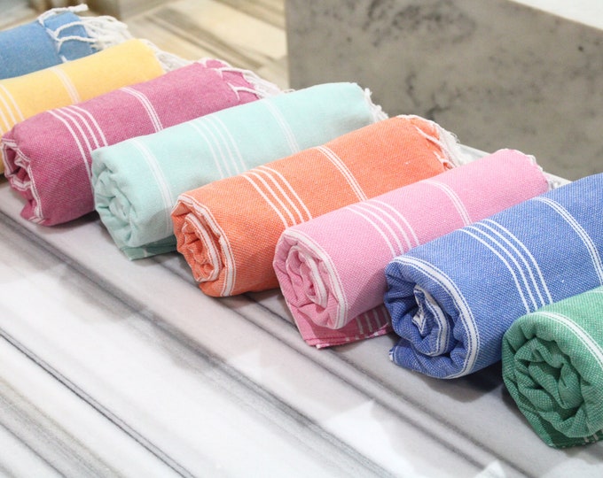 Turkish Hammam Towel for Beach, Spa Towel, Lightweight Peshtemal, Quick Dry Towel, Wholesale Towel, Gifts for her, Bridesmaid Towels, Fouta