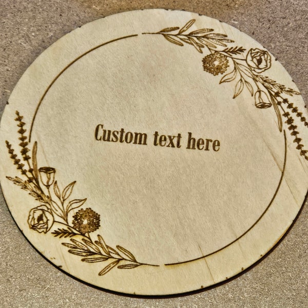 Affordable wedding/event coasters, keepsakes