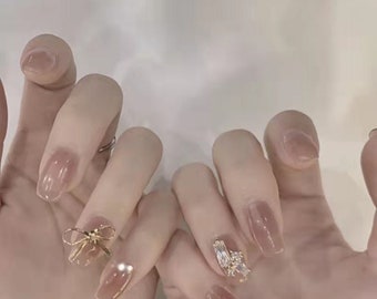 Fake Nails - Sparkling diamond