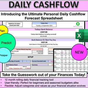The Ultimate Personal Daily Cashflow Spreadsheet
