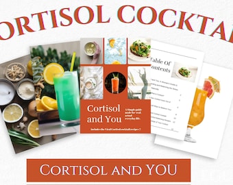 Cortisol Cocktail Recipes: Balance Stress Hormones Guide (Digital Download)