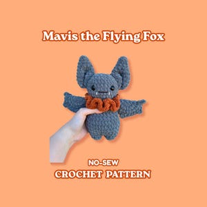 No-Sew Crochet Bat Pattern | English PDF | Mavis the Flying Fox