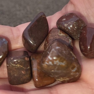 Tumbled Sardinian Jasper Stone