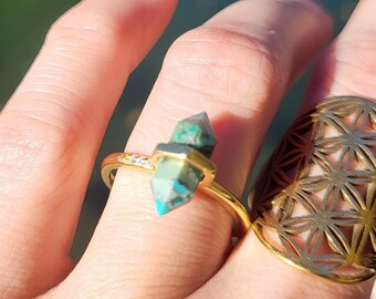 Turquoise and silver ring, turquoise and silver ring, sterling silver turquoise ring, 925 silver turquoise ring, gift for her