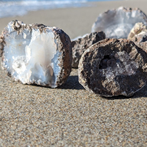 Agate Coconuts pleines brutes en provenance du Mexique