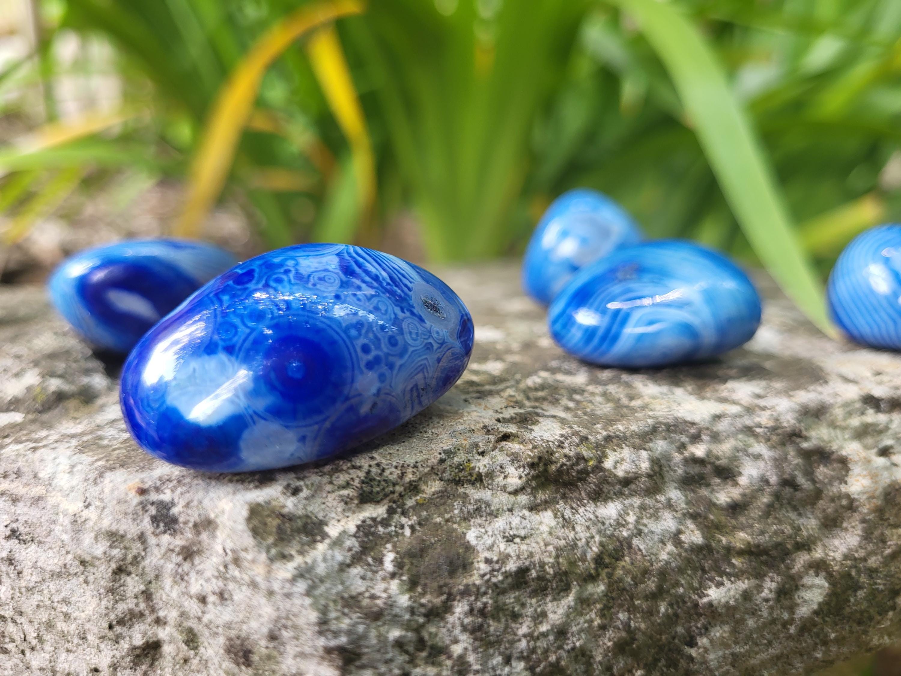 Blue chalcedony sphere - Etsy 日本