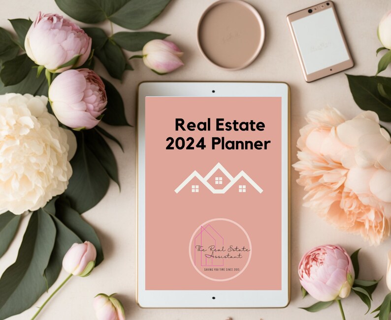 2024 Real Estate Planner, 2024 Digital Calendar, Goodnotes Planner
